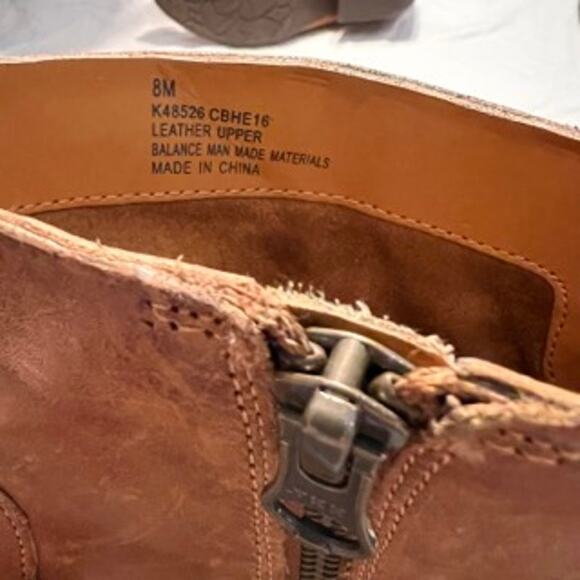 Korkease Brown Ankle Booties LIKE NEW! - Picture 4 of 6